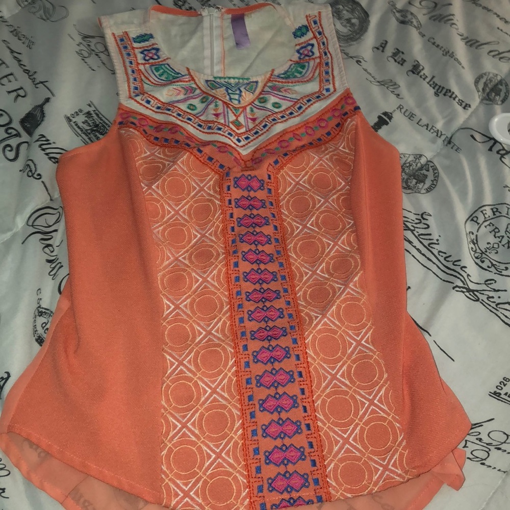 Embroidered Tank